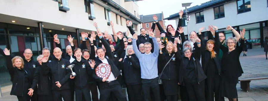 Driffield Silver Band performing together
