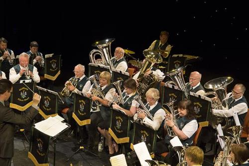 Bridlington Spa 2013 basses and horns Driffield Silver Band