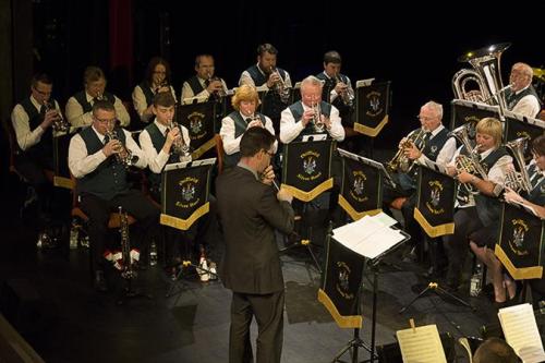 Bridlington Spa 2013 cornet section side view Driffield Silver Band
