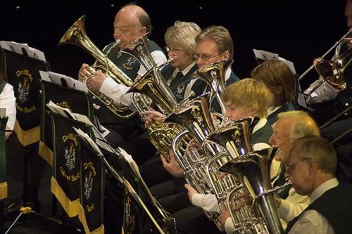 Bridlington Spa 2013 euphonium and horn player Driffield Silver Band
