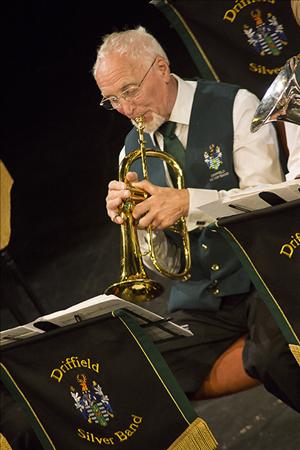 Bridlington Spa 2013 flugel horn player Driffield Silver Band