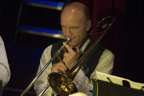 Bridlington Spa 2013 ian trombone player Driffield Silver Band