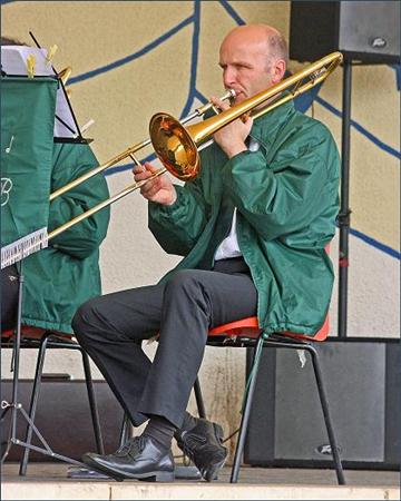 Withernsea 2009 Ian trombone Driffield Silver Band