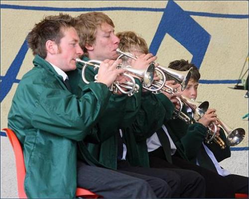 Withernsea 2009 back row cornet Driffield Silver Band